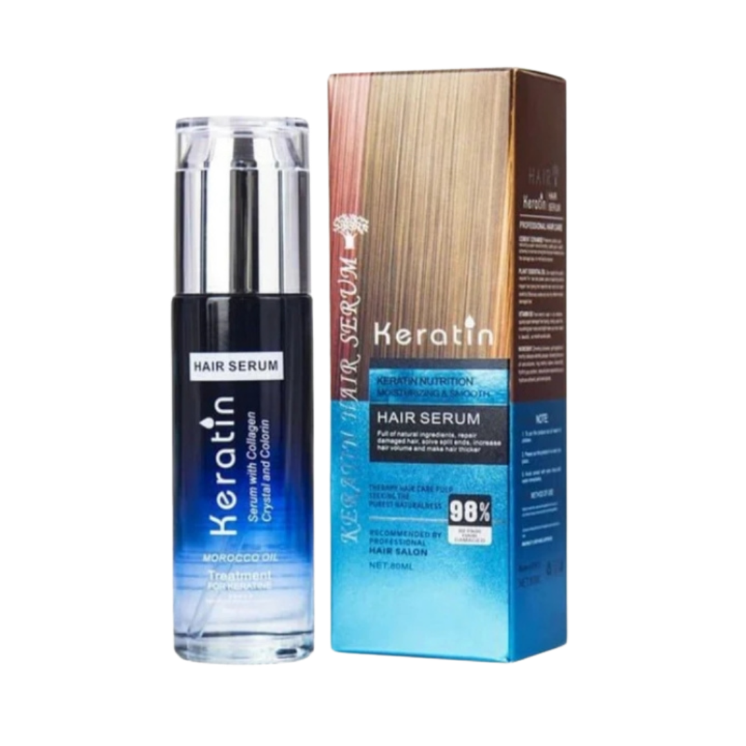 Keratin Deep Treatment Kit - Shampoo, Conditioner, Hair Mask, Hair Serum & Wax Stick
